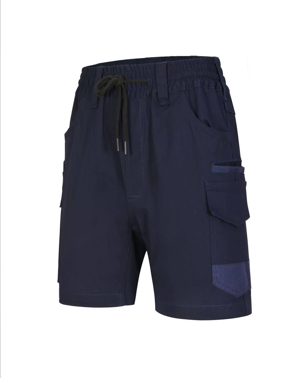 WP29 Unisex Cotton Stretch Drill Cuffed Work Shorts - Image 2
