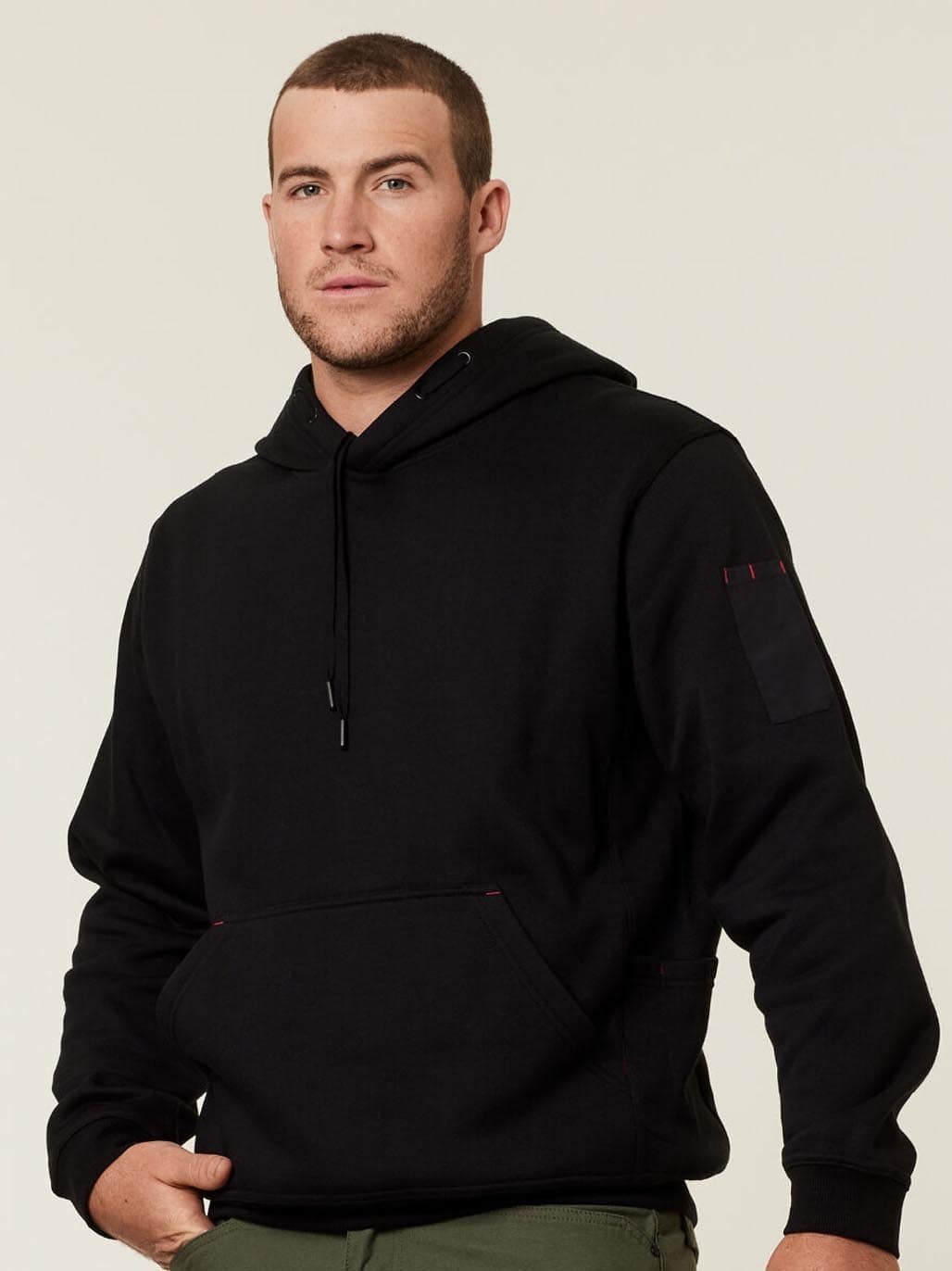 Y19326 Brushed Fleece Workwear Hoodie - Image 4
