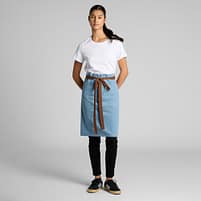 1085 AS Colour Denim Half Apron