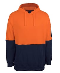 6HVPM JB's Hi Vis 310 Cotton Pull Over Fleece Hoodie