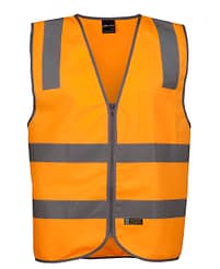 6DVSV JB's Vic Rail (D+N) Zip Safety Vest
