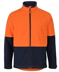 6HRJ JB's Hi Vis Water Resistant Softshell Jacket