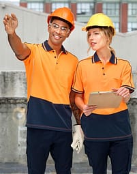 SW89 Hi-Vis Sustainable Cool-Breeze Safety SS Polo