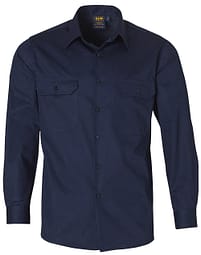 WT02 Cotton Long Sleeve Work Shirt