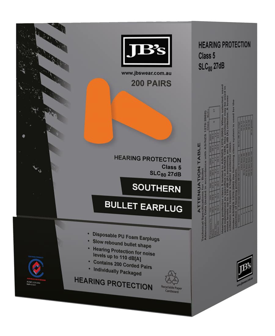 8P085 JB's Southern Bullet Earplug (200 Pair) - Image 2