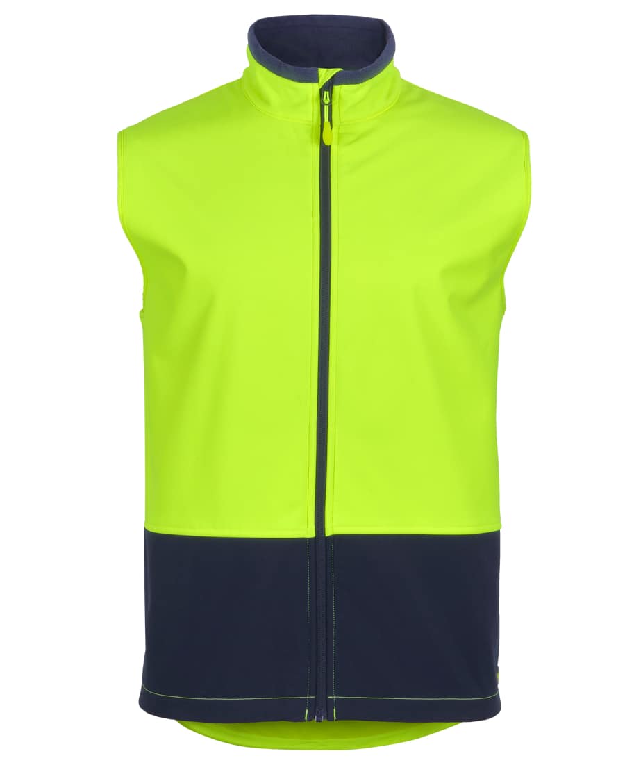 6HWV JB's Hi Vis Three Layer Softshell Vest